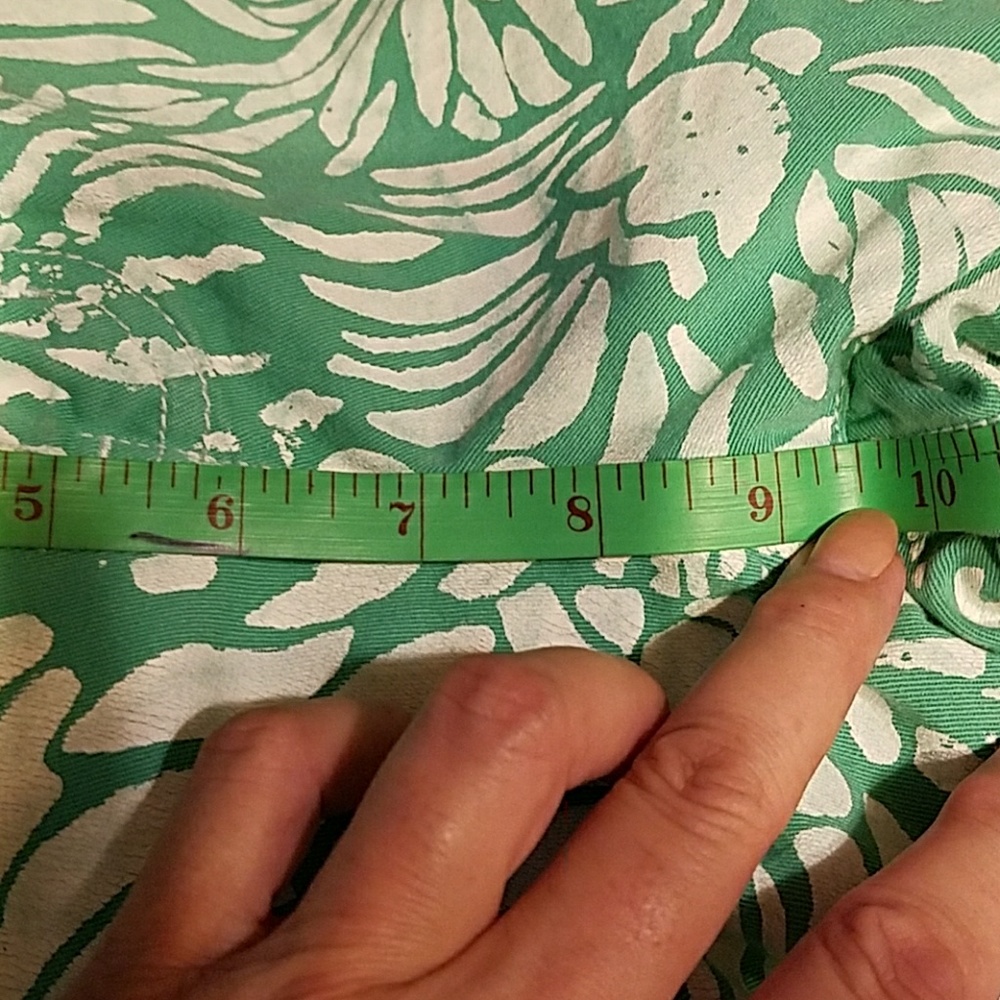 DVF Current Elliott mint print jeans - 28 EUC - Picture 6 of 6